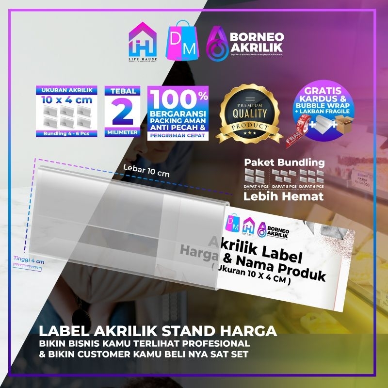 

Akrilik Label Harga 10x4cm Akrilik Label Stand Standing Akrilik Wadah Brosur Akrilik Perlengkapan Usaha Perlengkapan Kantor Perlengkapan F&B Perlengkapan Tenant Food Court Lifehause Dilemashop Borneo Akrilik Percetakan Banjarmasin Print Online