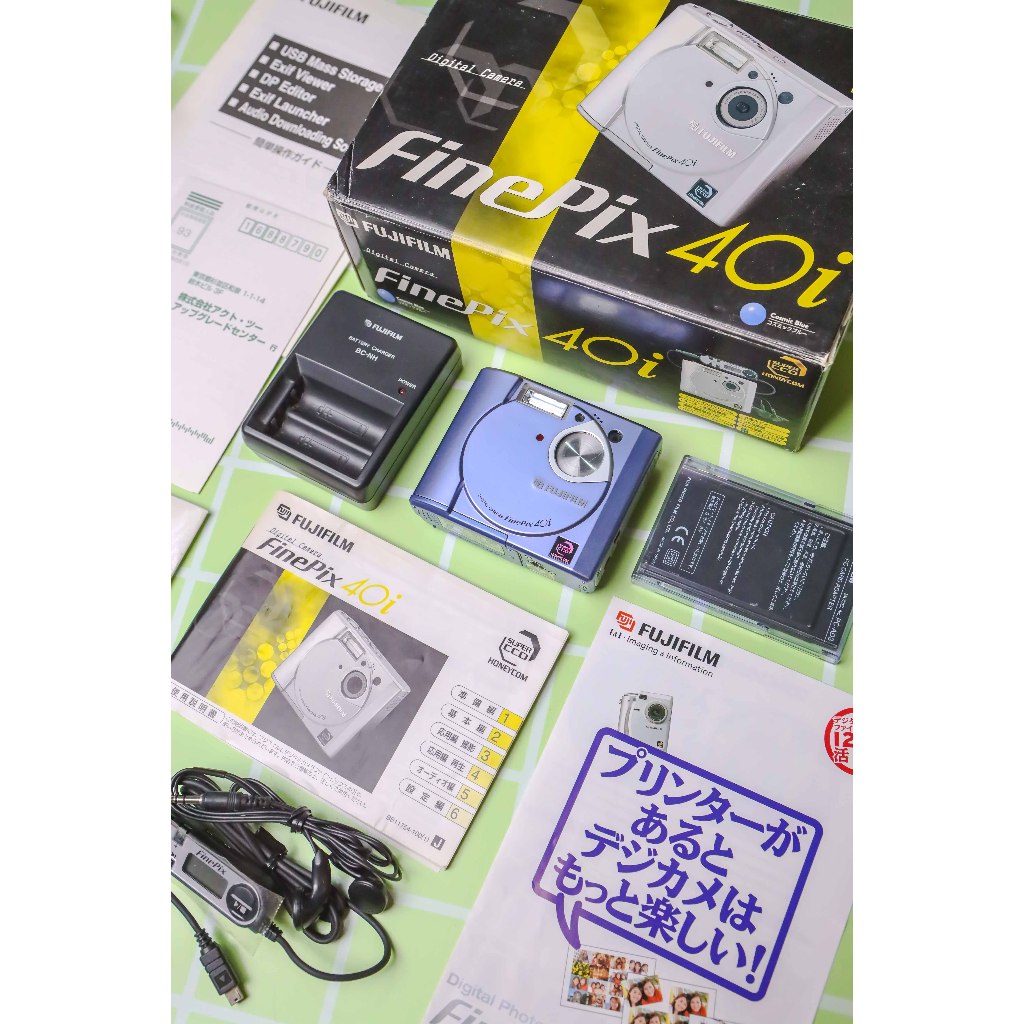 Kamera Digicam Fujifilm Finepix 40i Mulus Lengkap Dus 