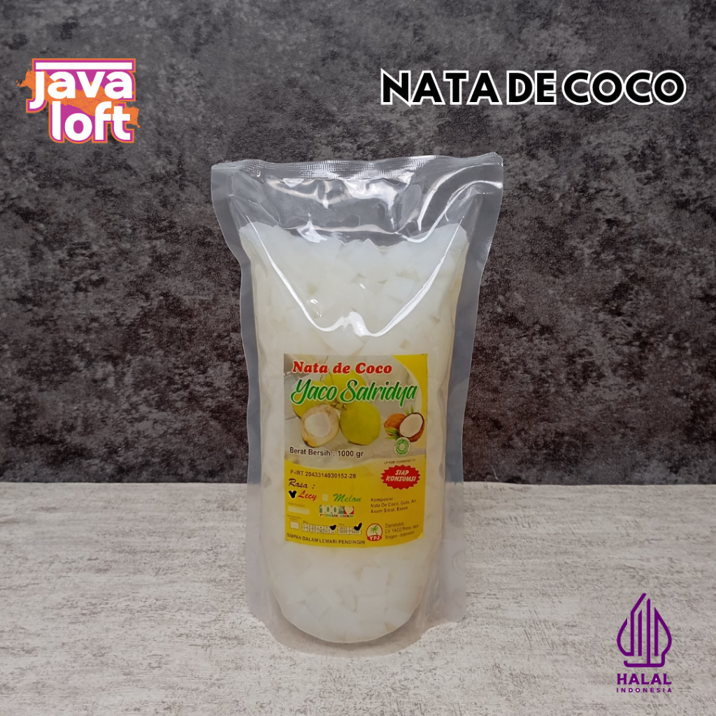 

Nata De Coco Yaco Salridya Topiing Minuman Olahan Kelapa Rasa Leci Khas Sragen