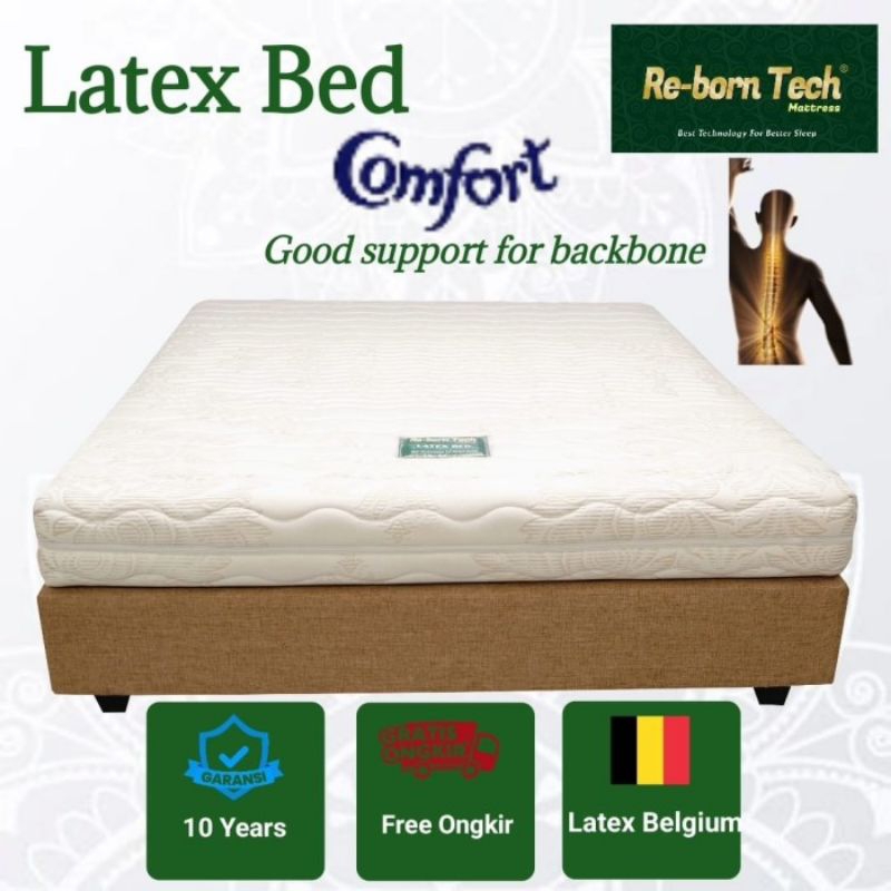 Re-born Tech Kasur Matras Latex Orthopedic Premium 120x200