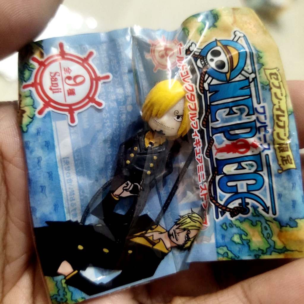Gantungan Hp Strap Sanji One Piece Original WCF One Piece Strap Suntory Jepang