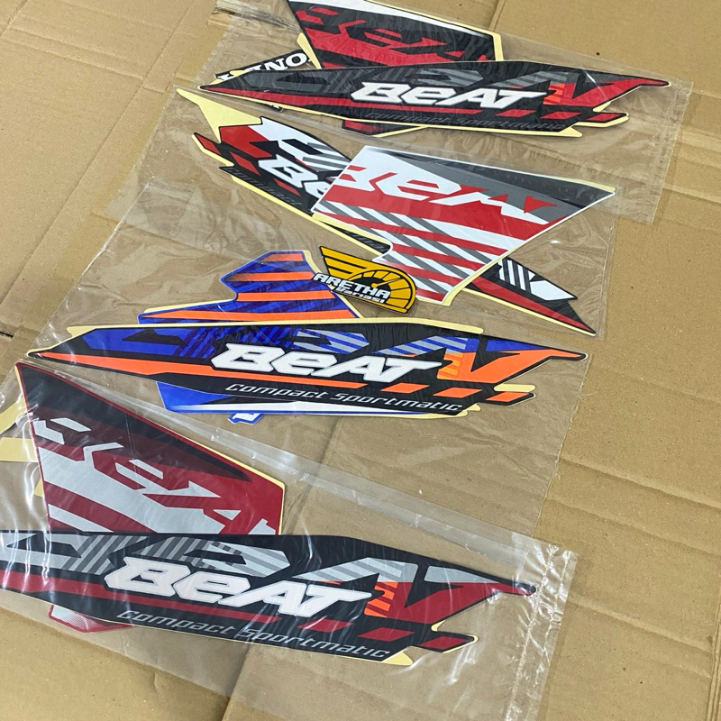 stiker striping motor honda beat 2021