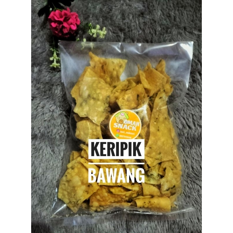 

Keripik Pangsit / Keripik Bawang Kiloan - Omah Snack