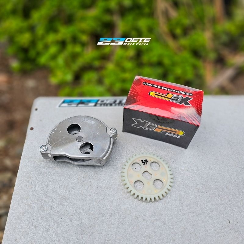 pompa oli XGP model satria fu PNP CB GL MP Tiger & Gigi teflon 35T 37T