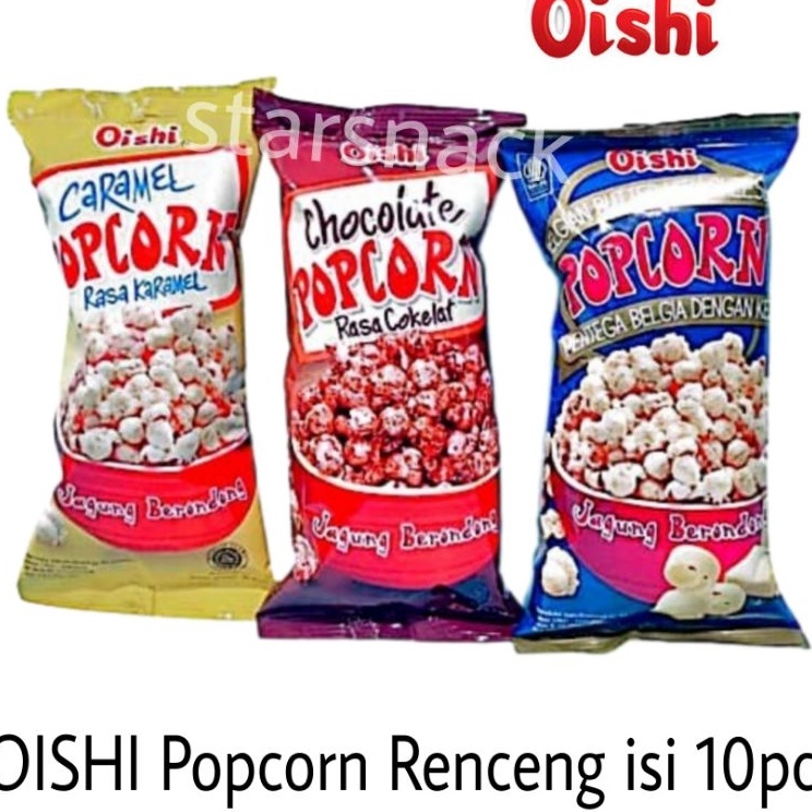 

rjDiskon Oishi Popcorn isi 1 bjrenteng Q87