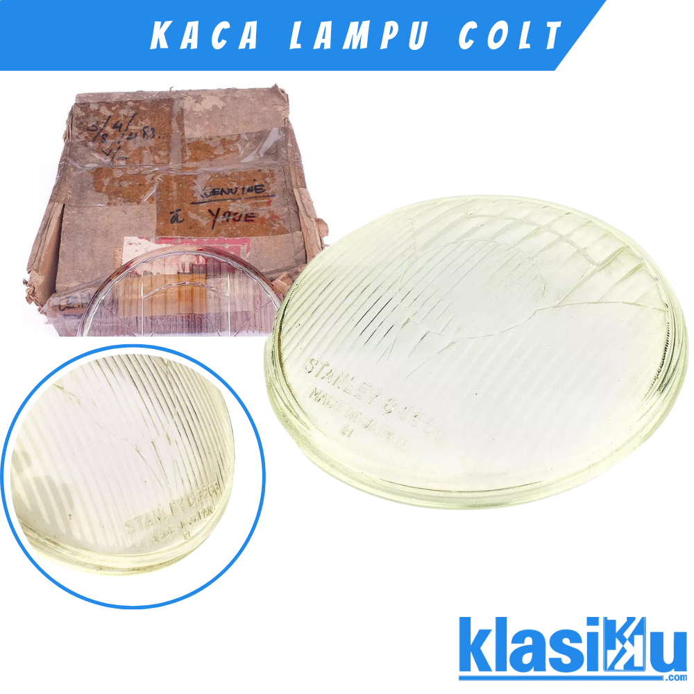 Kaca Lampu Depan Head Lamp Mitsubishi Colt T120 Stanley 6.0666 Japan