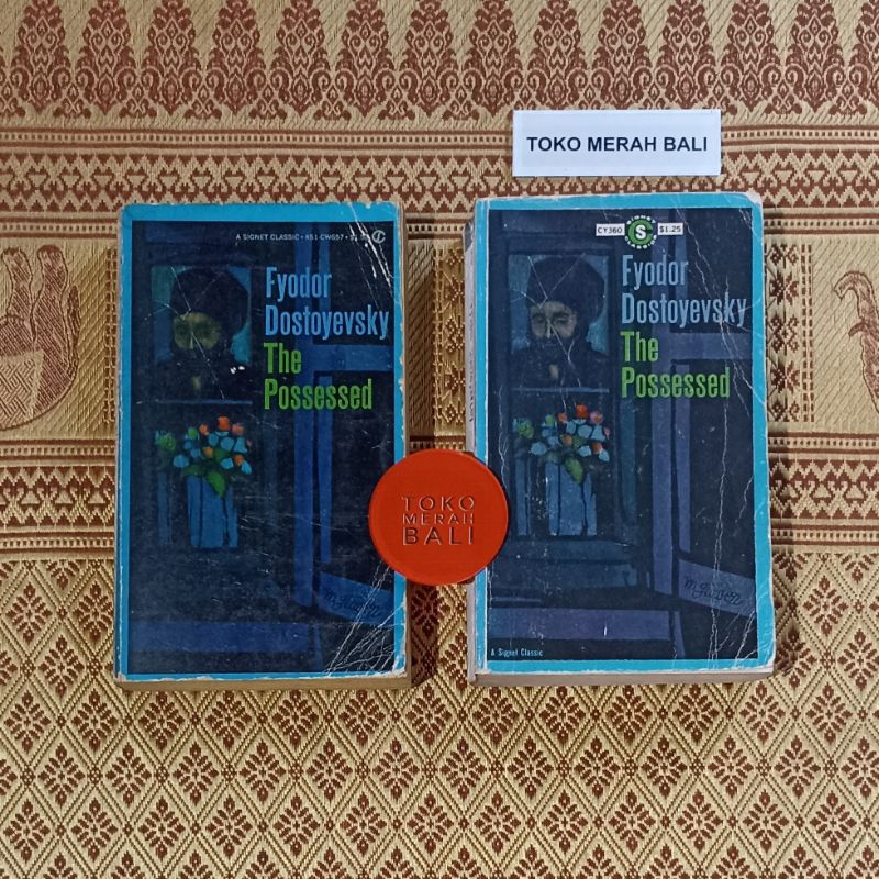 Edisi 1962 novel The Possessed terjemahan Inggris modern kontemporer, Fyodor Dostoyevsky, buku novel