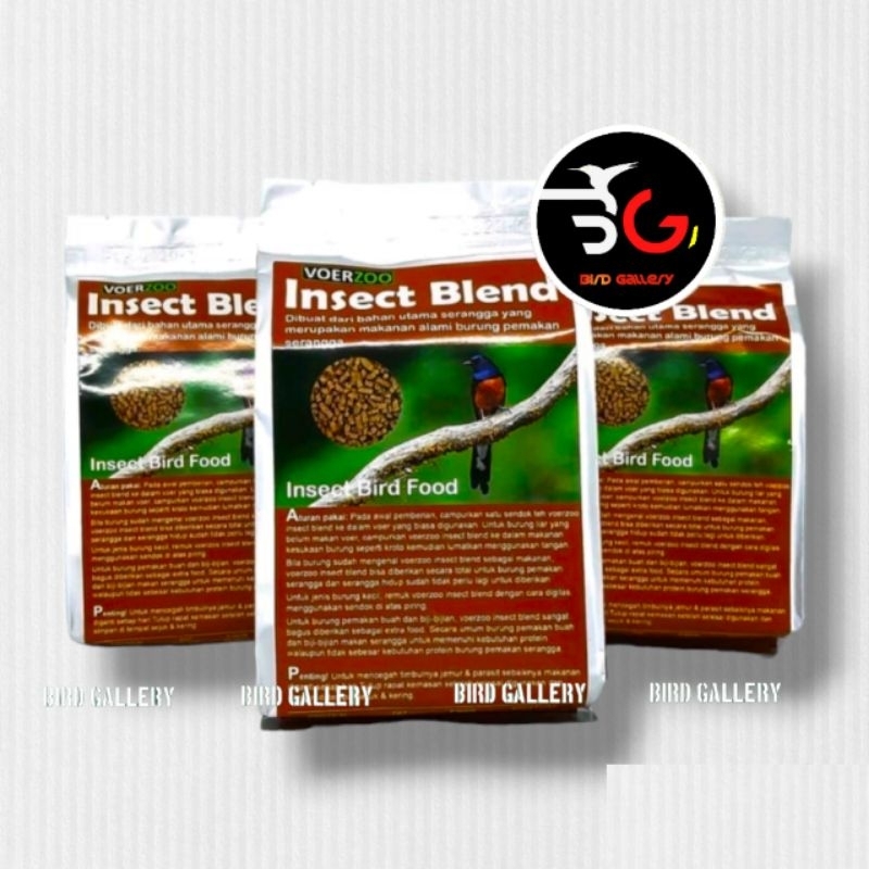 VOER INSECT BLEND VOER BURUNG MURAI VOERZOO INSECT BLEND TINGGI PROTEIN 225 gr