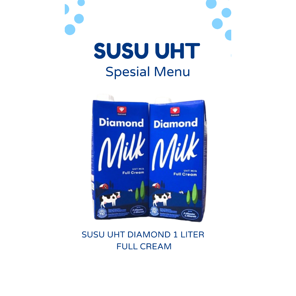 

SUSU UHT DIAMOND 1 LITER FULL CREAM