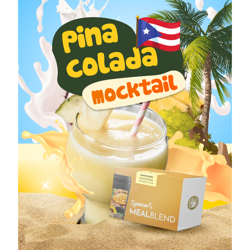 

Spencer's MealBlend - Pina Colada Mocktail - Meal Replacement Solusi Langsing