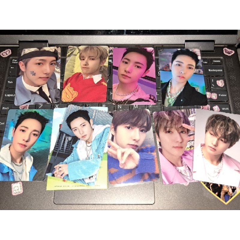 pc photocard renjun emblem smcu set vm introvert istj trading card glitch mode pinkfong jaemin tatto