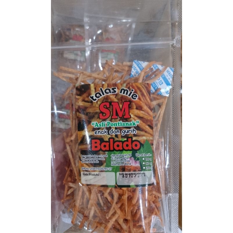 

talas mie merk SM 130 gr