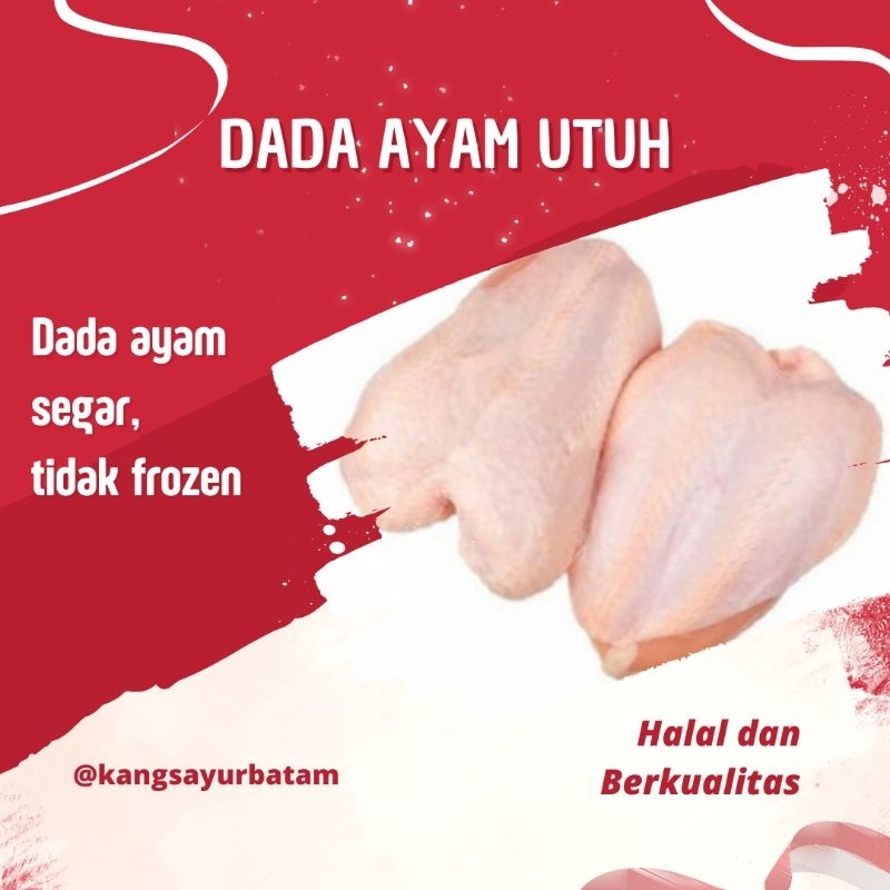 

Dada ayam utuh 1kg