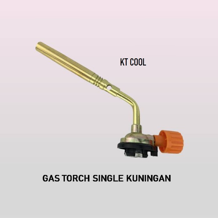 KEPALA LAS SINGLE / GAS TORCH SINGLE KUNINGAN PIPA AC