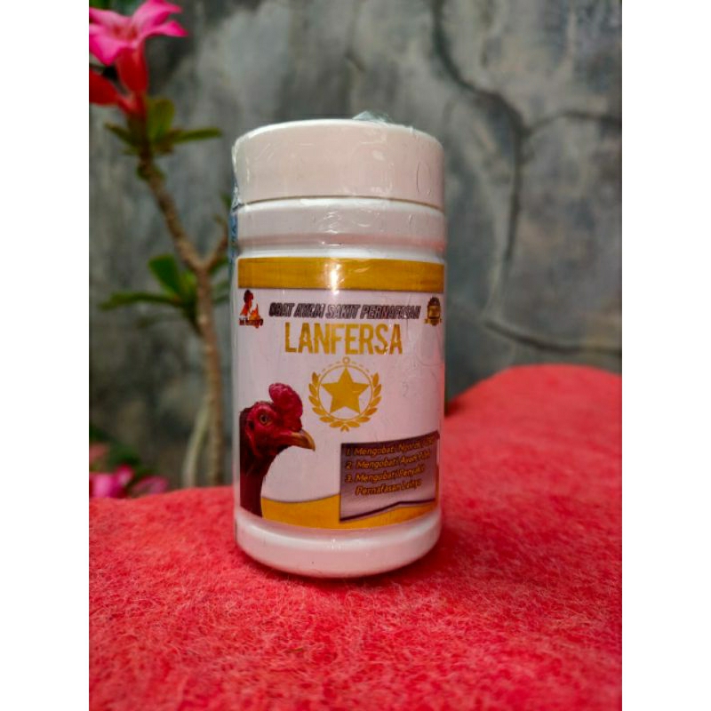 LANFERSA obat herbal ayam sakit ngorok flu snot crd