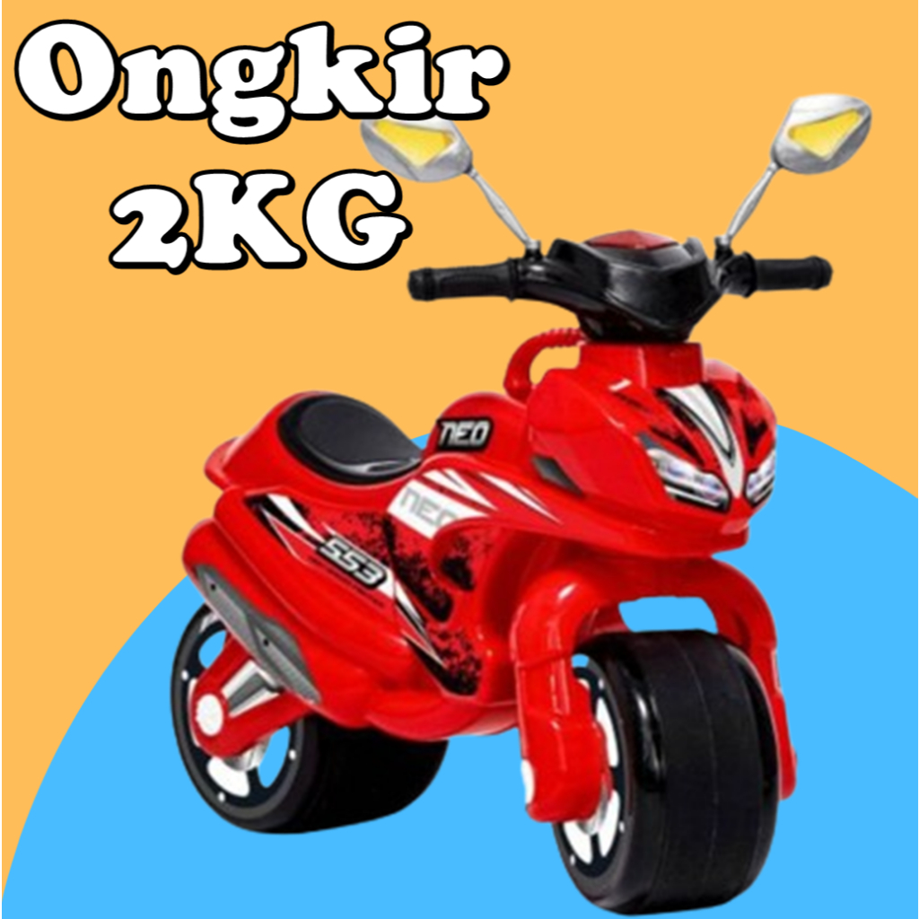 MAINAN ANAK MOTOR SHP NEO 553 /MOTOR BALAP MAINAN ANAK/MOTOR DORONG ANAK /SHP NEO 553 MUSIK & LED