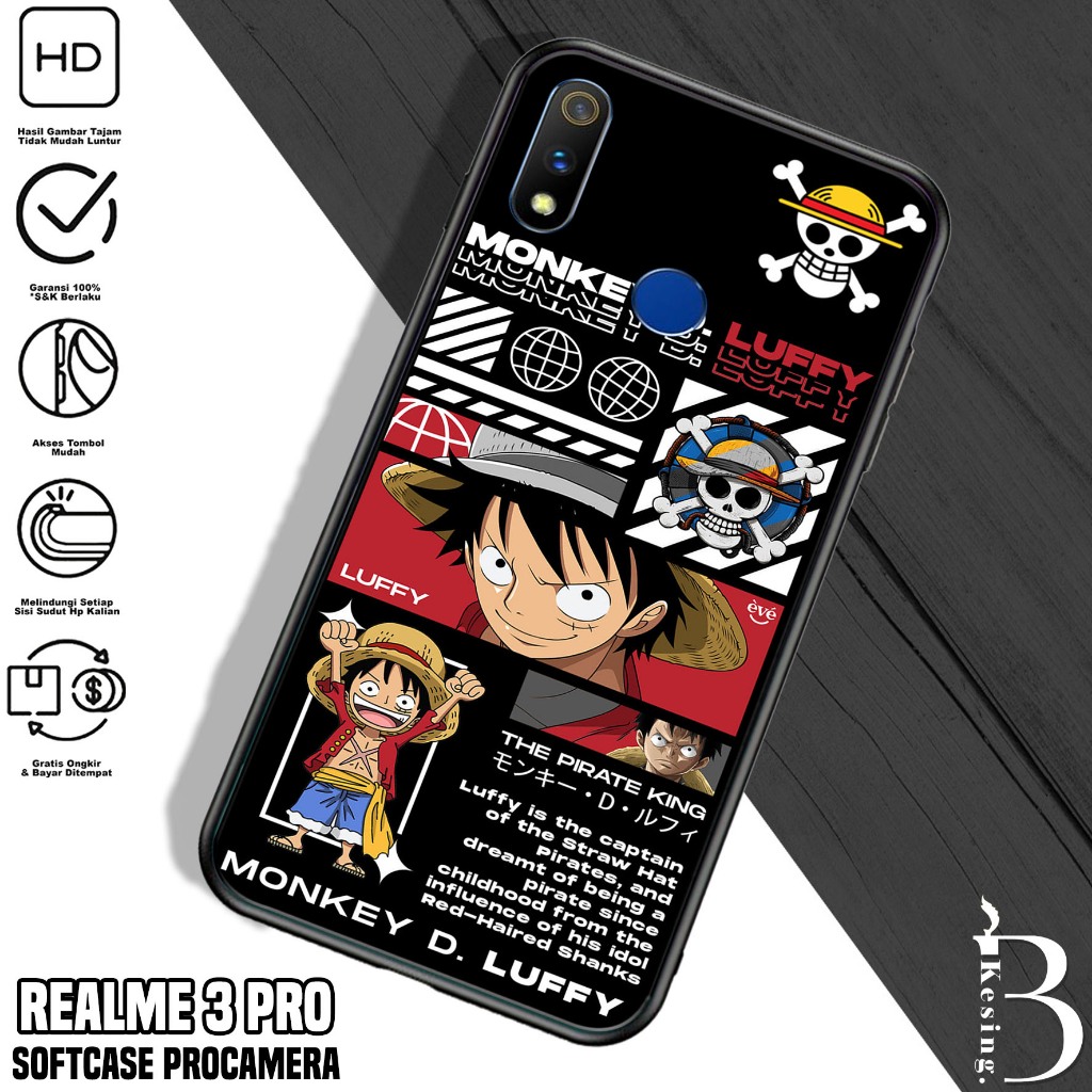 Case Realme 3 Pro - Casing Hp Realme 3 Pro Motif ONE PIECE - Silikon Hp Realme 3 Pro - Kesing Hp Rea