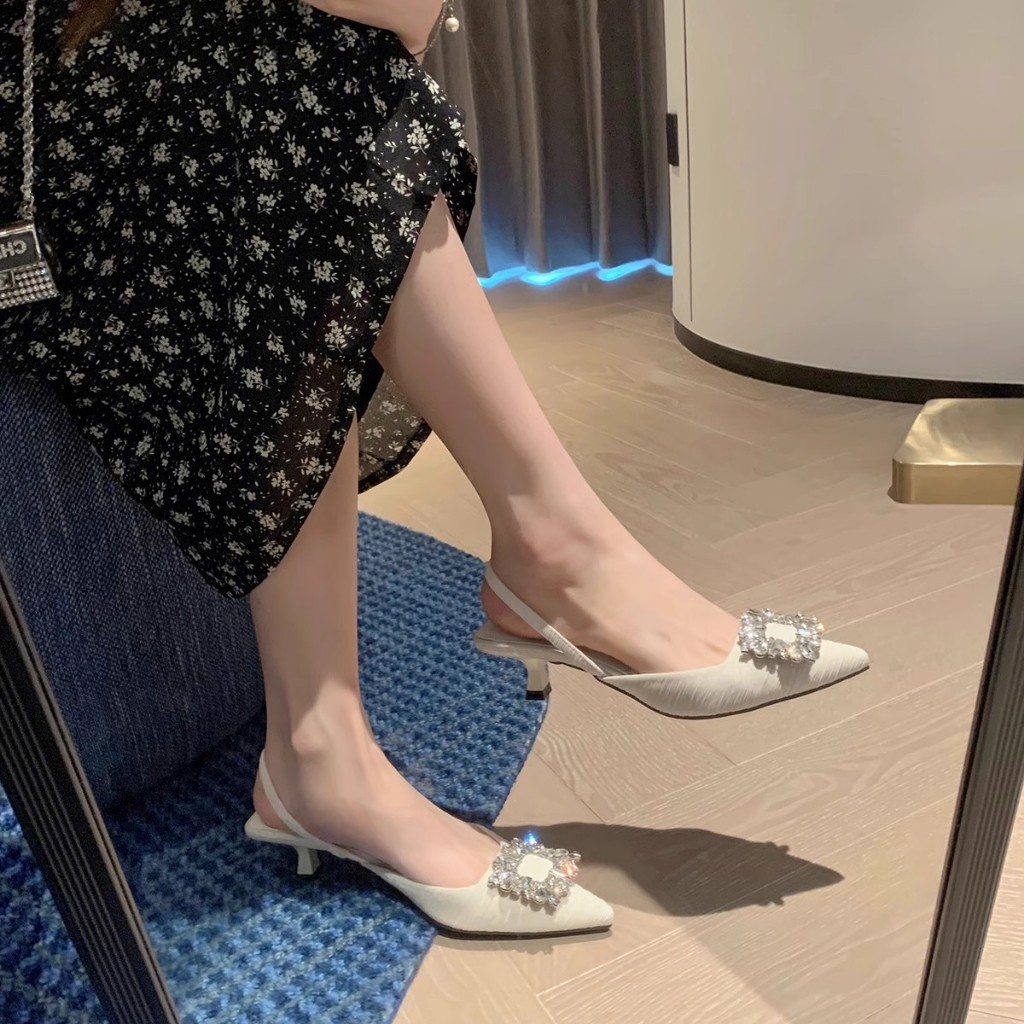 PROMO TERBARU SEPATU PESTA WANITA HEELS 4CM IMPORT-DIAMOND HEELS-SEPATU HEELS WANITA- PLATFORM HEELS