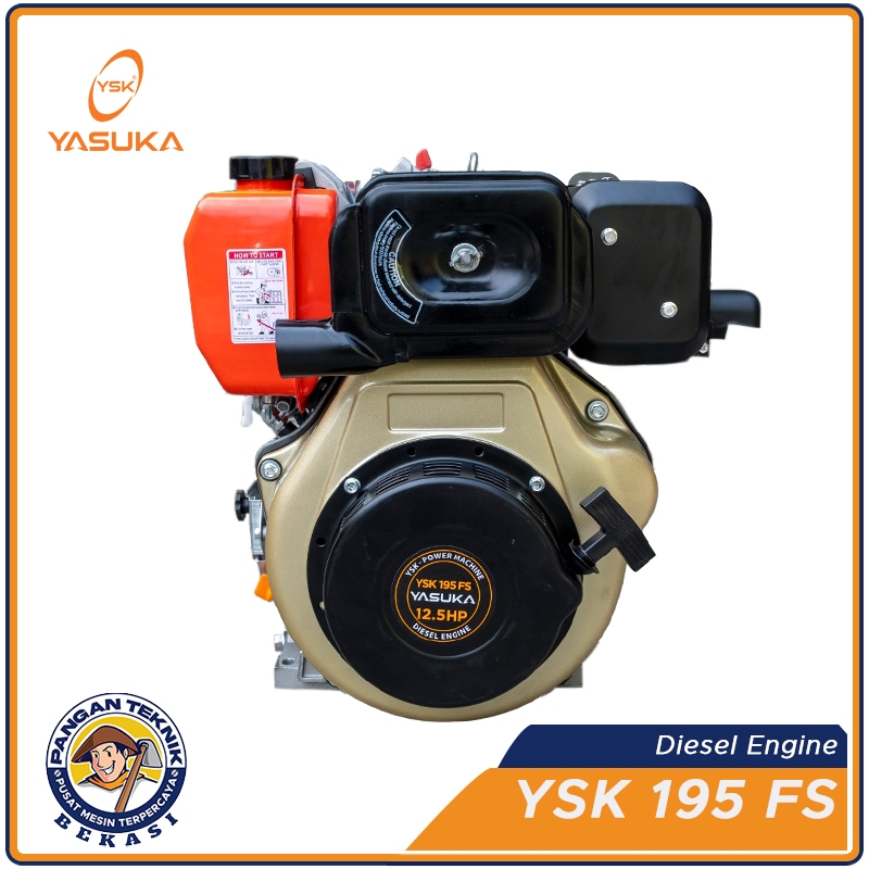 YSK 195 FS (12.5HP) Putaran Lambat | Mesin Penggerak Diesel YSK 195 FS