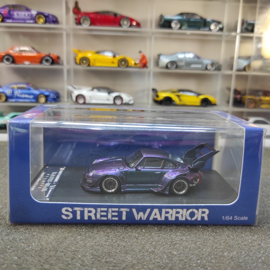 STREET WEAPON 1/64 RWB 993 CHAMELON HIGH WINGS