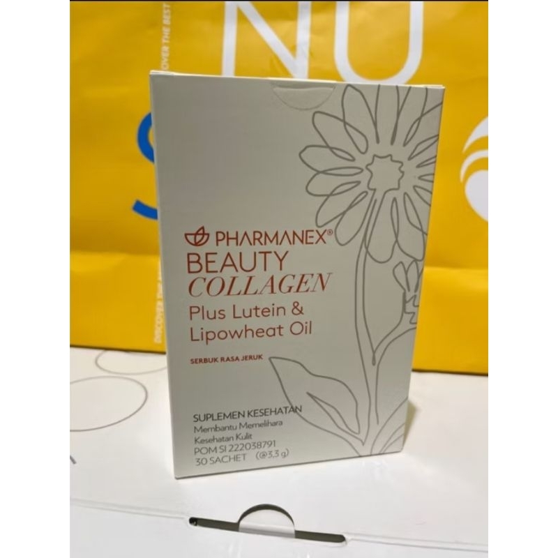 NU SKIN BEAUTY COLLAGEN PLUS LUTEIN KOLAGEN RASA JERUK 1 BOX