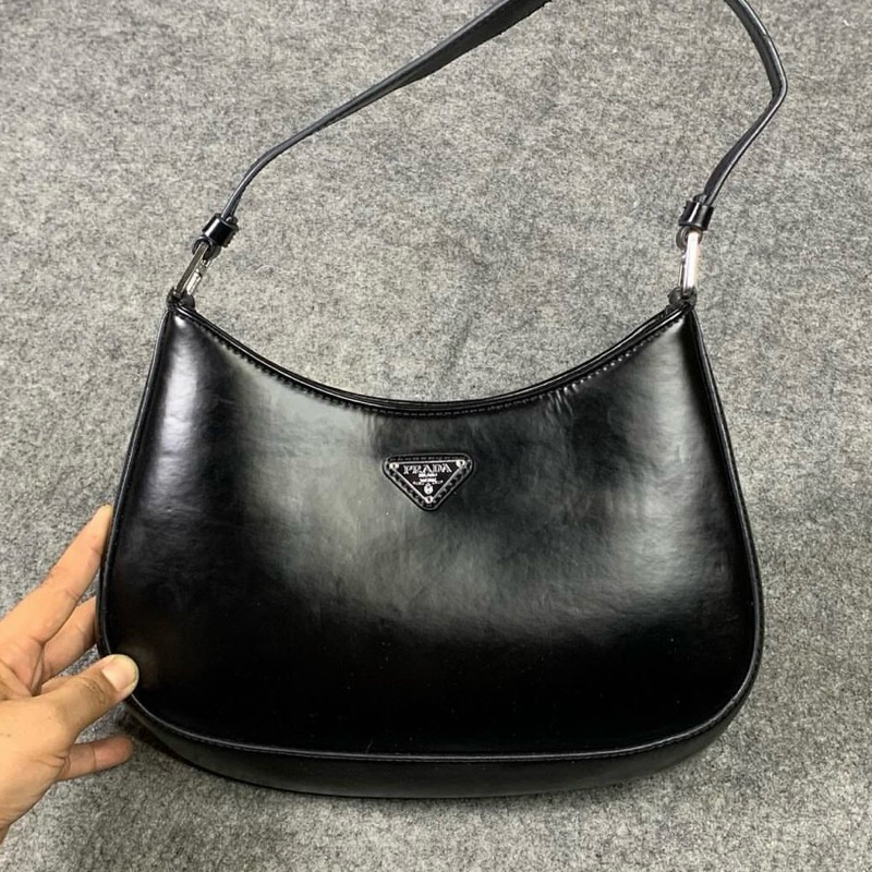 VVGC Preloved Authentic Prada Cleo Brushed Leather Bag Only