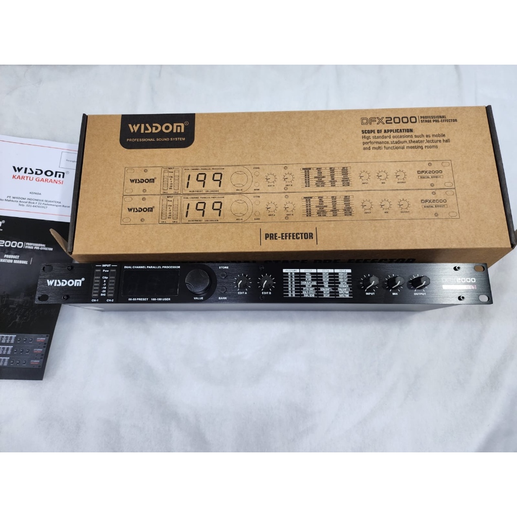 Efek Vocal Wisdom DFX 2000 DFX2000 ORIGINAL WISDOM