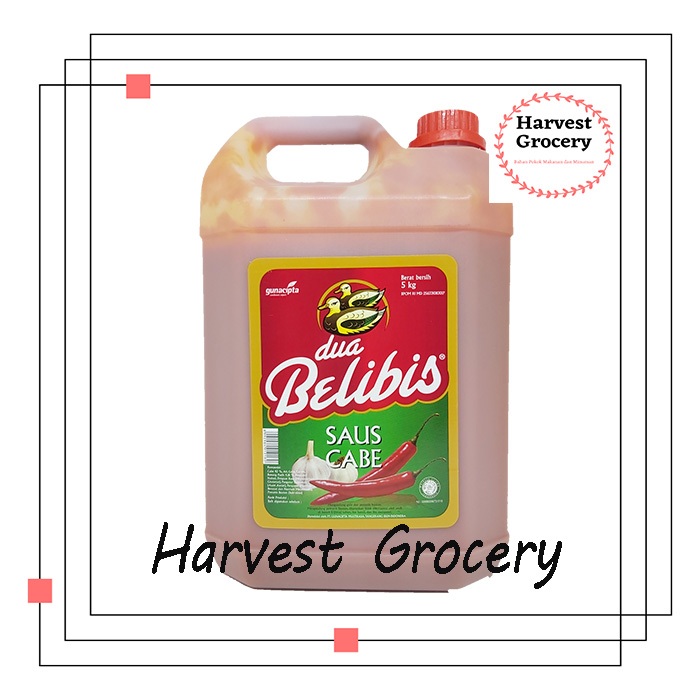 

Saus Sambal Dua Belibis 5 Kg
