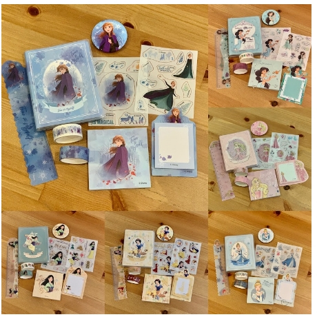 

Schedule Book Diary Buku Catatan Gift Set Disney Princess Cinderella Aurora Mulan Jasmine Belle Lucu Unik Hadiah Gift