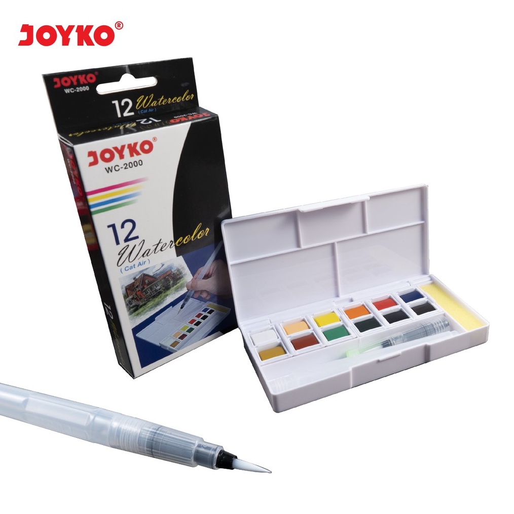 

Watercolor Cat Air Joyko WC2 12 Colors Warna t F8A4