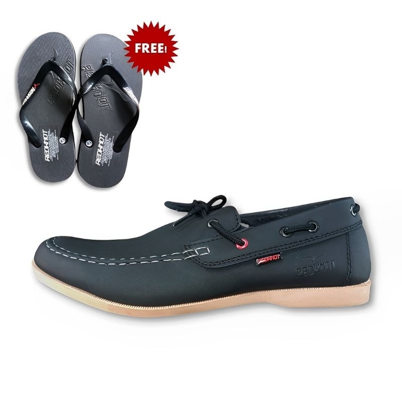 Sepatu Pria Original Redknot Hemera Black