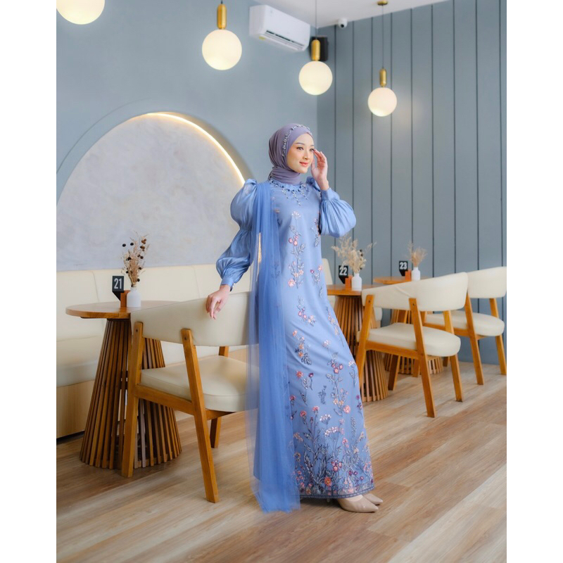 DENA Dress Gamis Wanita Aline