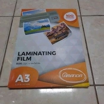 

Pak Plastik Laminating A3 Amanda 1 Micron b Q1U8