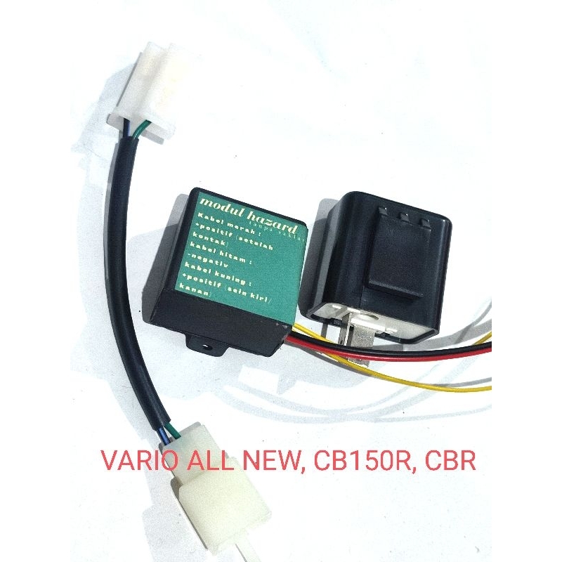 MODUL HAZARD TANPA SAKLAR  SEPAKET BUAT VARIO ALLNEW, CB150 R, CBR