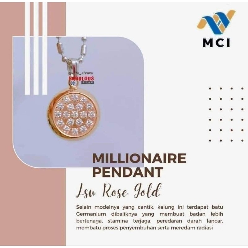 Pendant LSW Rosegold Original Segel