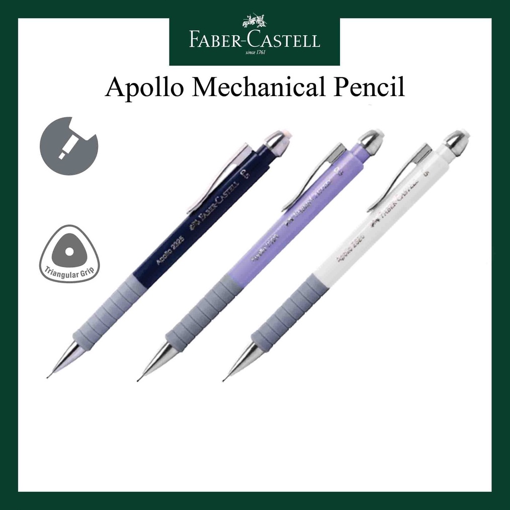

Pensil Mekanik Faber Castell Mechanic Pencil Apollo Ukuran 5 MM f F8C2