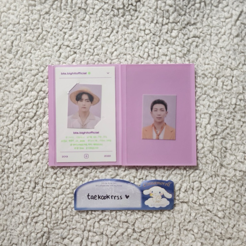 BTS Season’s Greetings 2022 Photo ID Kim Namjoon & Kim Taehyung Official (Rm V ID Photo SG22)