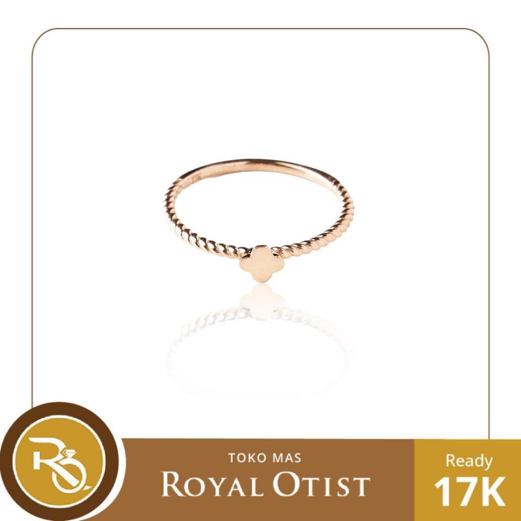 Cincin Emas Rose Gold Florencia 17 K