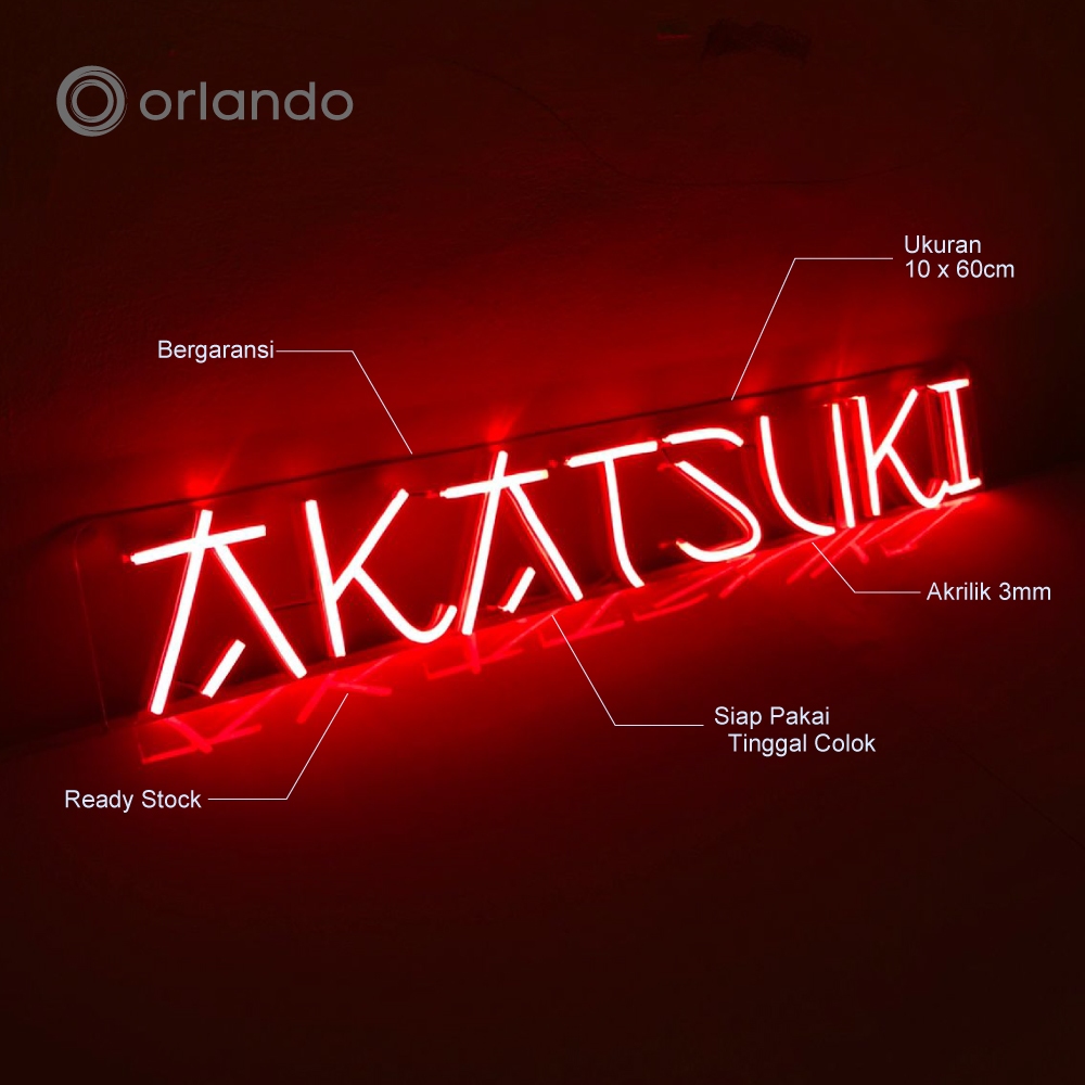 Neon Sign AKATSUKI | NEON AKATSUKI