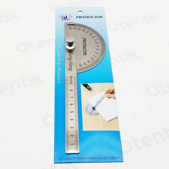 

PENGGARIS BUSUR DERAJAT 18 PROTRACTOR STAINLESS 1CM 18 DERAJAT a T5T2