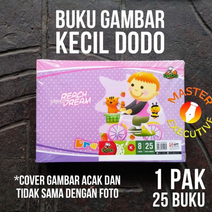 

Pak 25 Buku Dodo Buku Gambar Kecil Drawing Book Menggambar i XO3