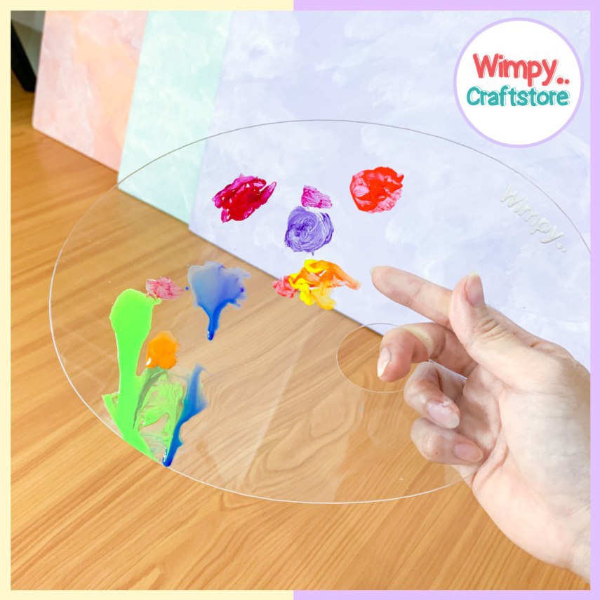 

Palette Cat Transparant Palet Lukis Cat Akrilik Minyak Cat Air Kanvas n G5V9