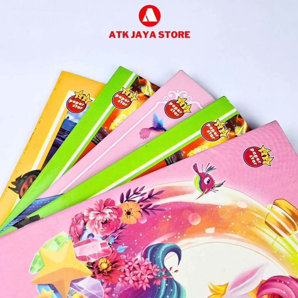 

KODE O95I BUKU TULIS PAPERSTAR 38 1 PACK ISI 1 BUKU