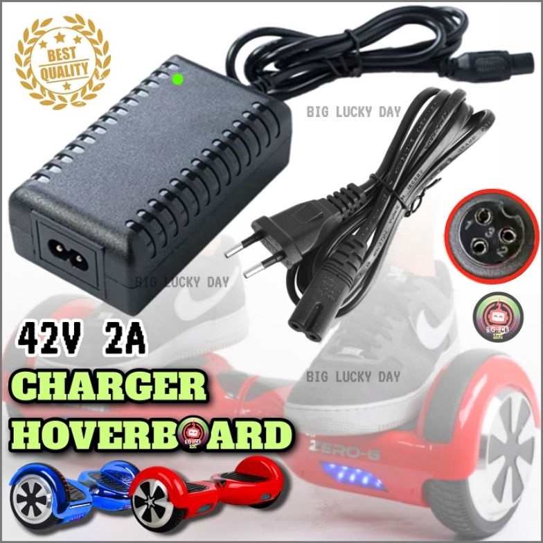 CHARGER HOVERBOARD  MINI SEGWAY A8  F1 65INCH 7INCH 8INCH 1INCH UNIVERSAL 36V OUTPUT 42V 2A CASAN SM