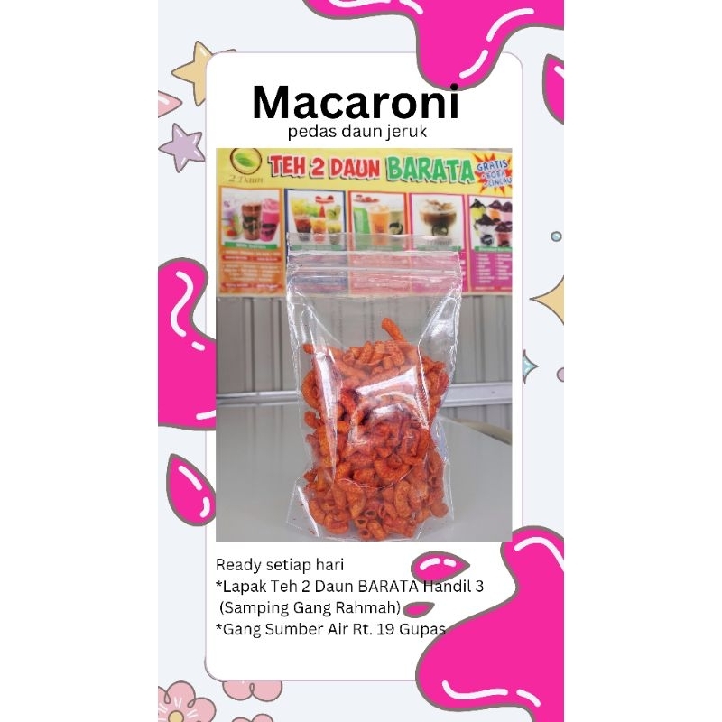 

Macaroni pedas isi 100g