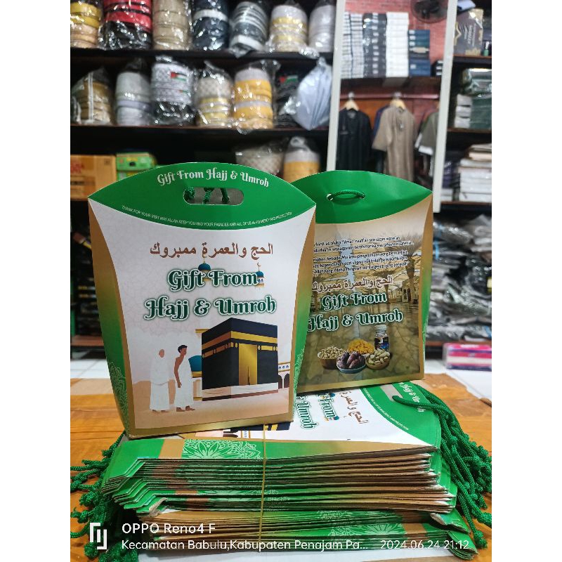

Tas oleh-oleh haji Dan umroh Isi 25 pcs