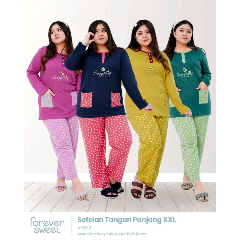 Baju Tidur perempuan FOREVER PP XXL / JUMBO V 352