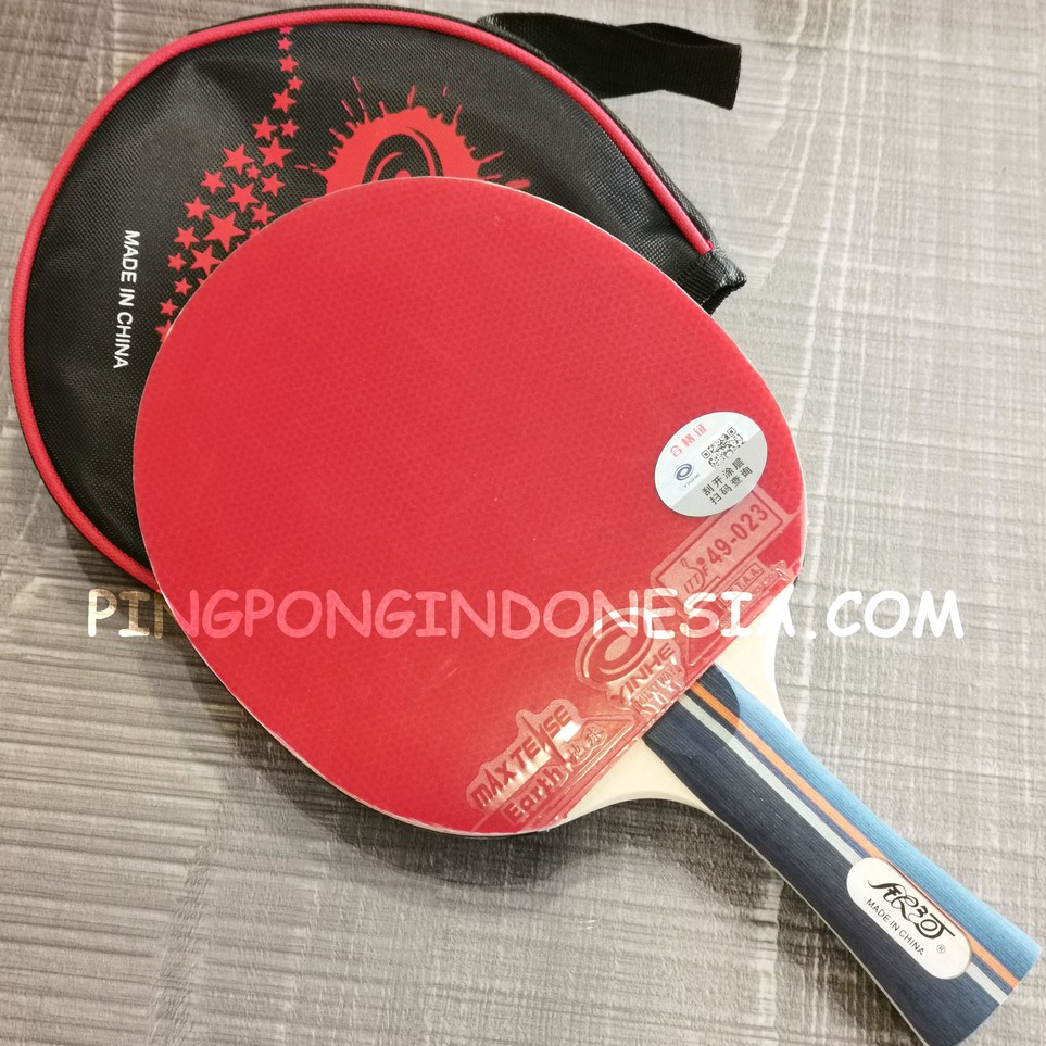 KODE F75D Yinhe 1B  Bet Premade Pingpong Blade Jadi Raket Tenis Meja Bat Rakitan 1 B Karet Rubber