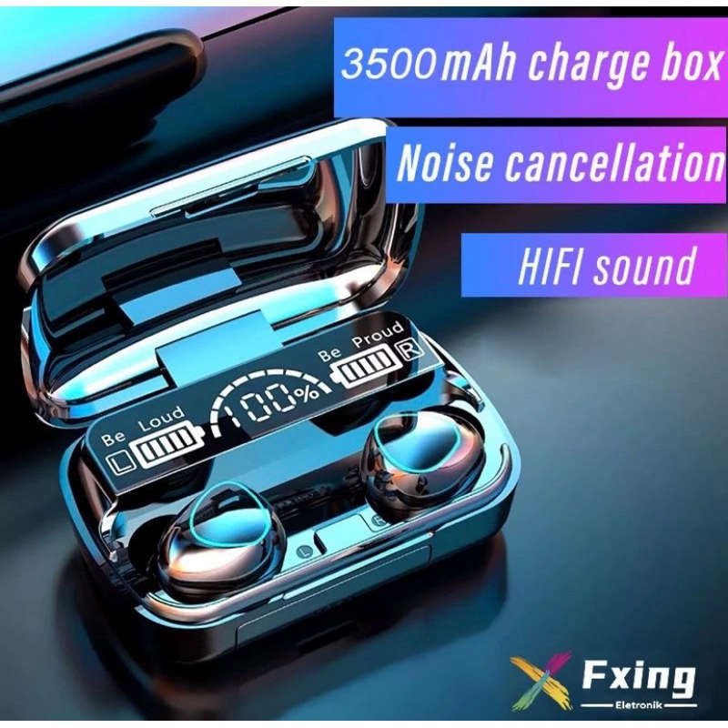 M10 TWS DIGITAL HEADSET BLUETOOTH INDICATOR V5.3 BT WIRELESS