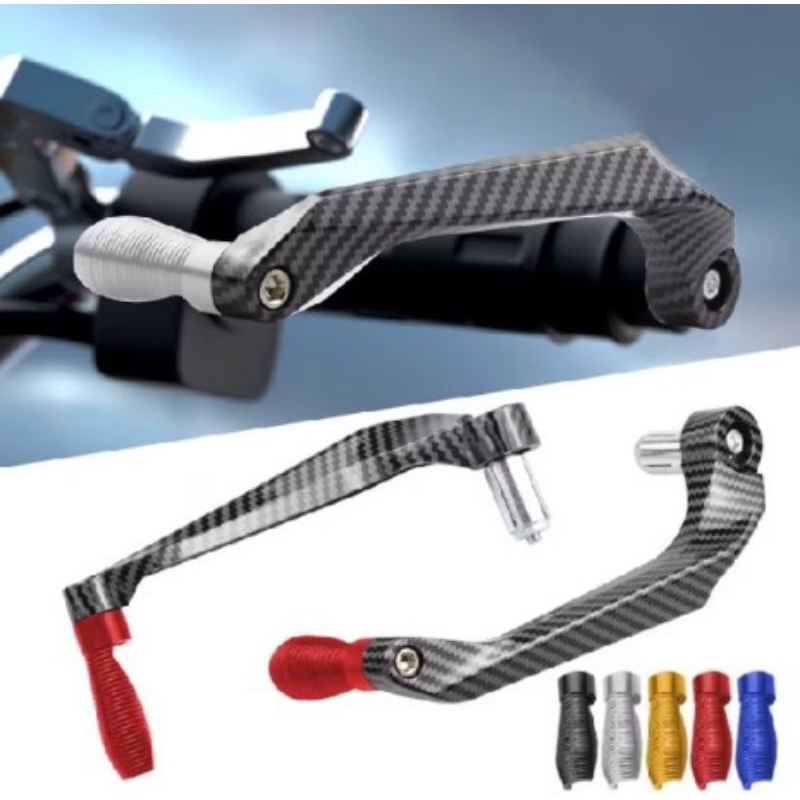 ￼PROGUARD KARBON MODEL SABIT CNC HANGUARD CARBON JALU STANG PROGUARD ROBOT UNIVERSAL BUAT SEMUA MOTO